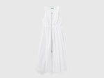 Long dress with zip