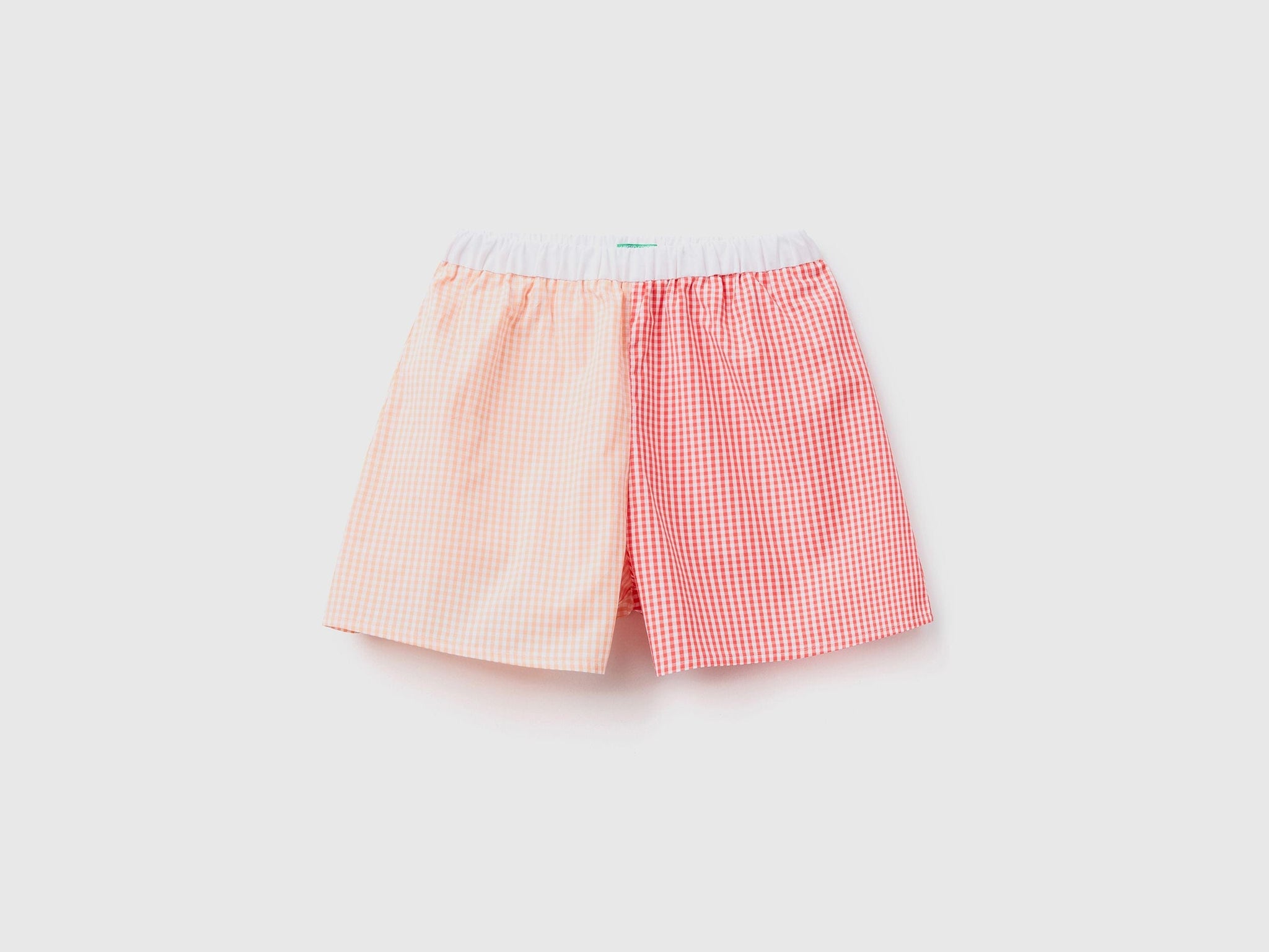 100% cotton vichy bermudas