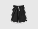 Basketball-style bermudas with drawstring
