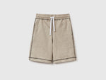 Bermudas in marl jersey