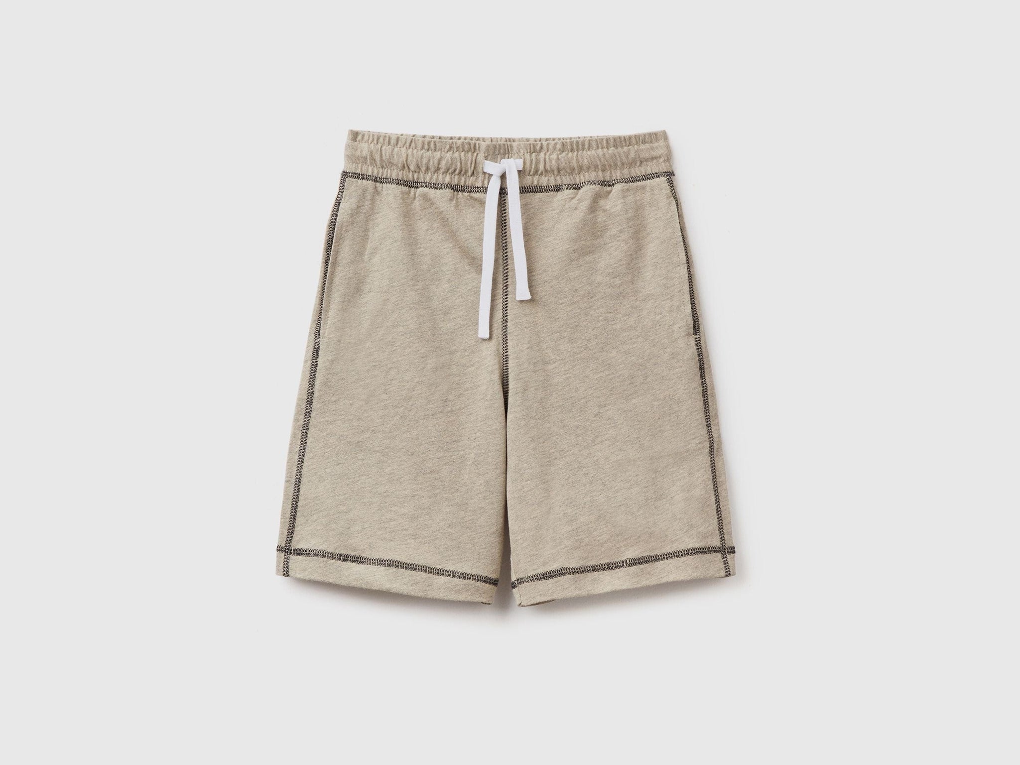 Bermudas in marl jersey