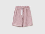 Bermudas in marl jersey