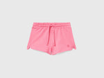 Shorts with drawstring in organic cotton