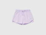 100% cotton shorts with drawstring