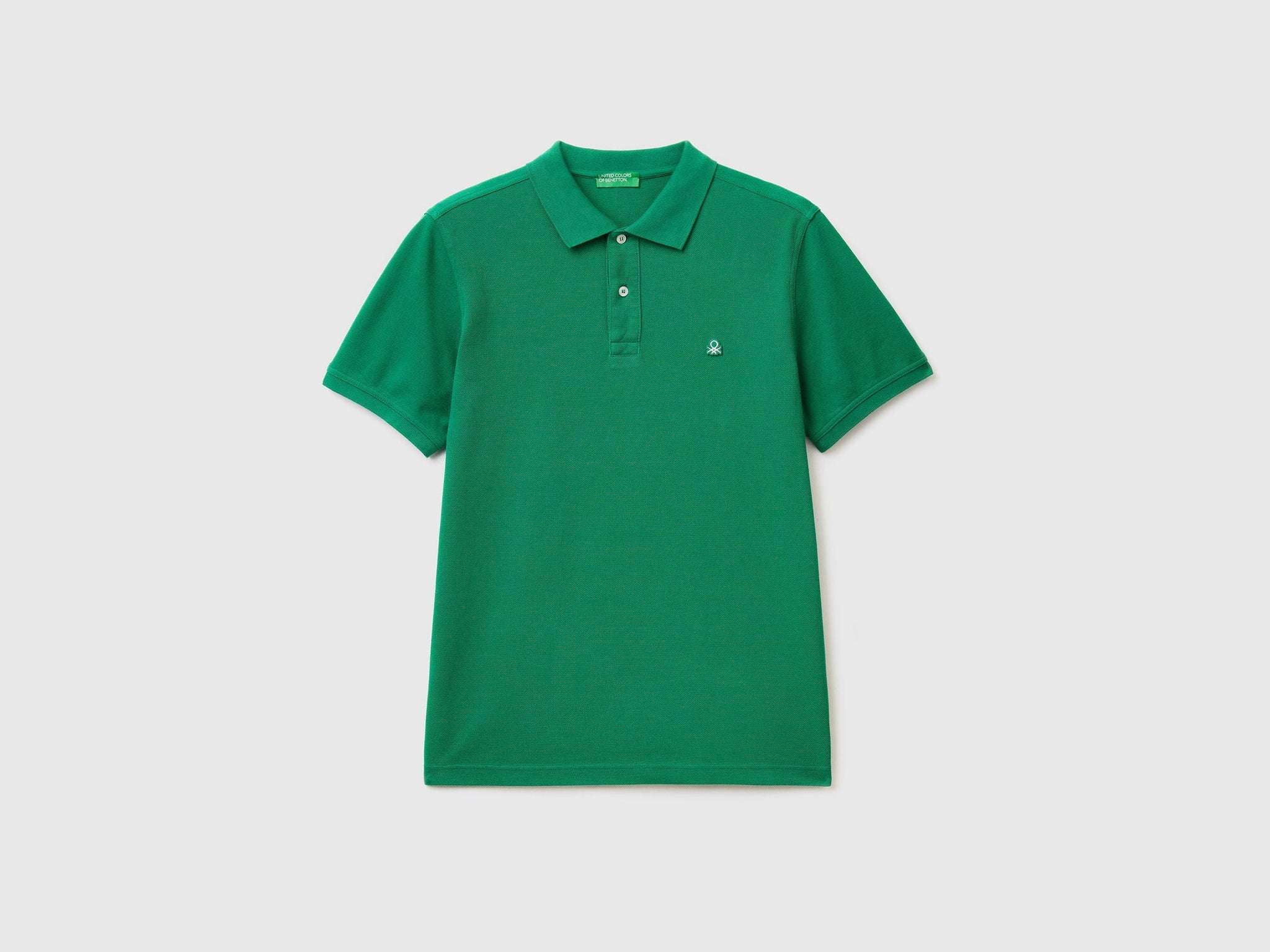 Short sleeve polo in 100% cotton