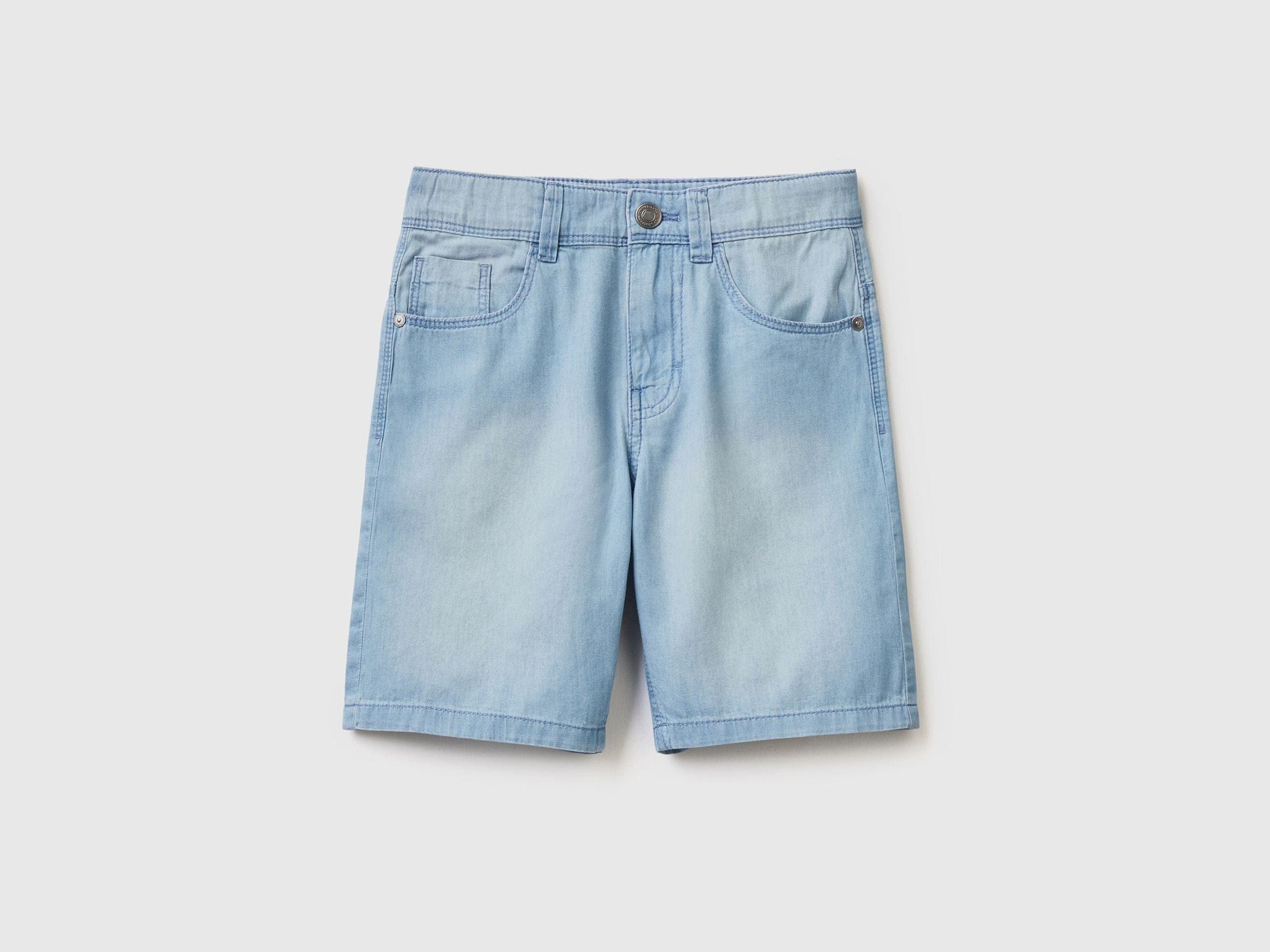 Denim look bermudas