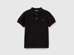 Slim fit polo in 100% organic cotton
