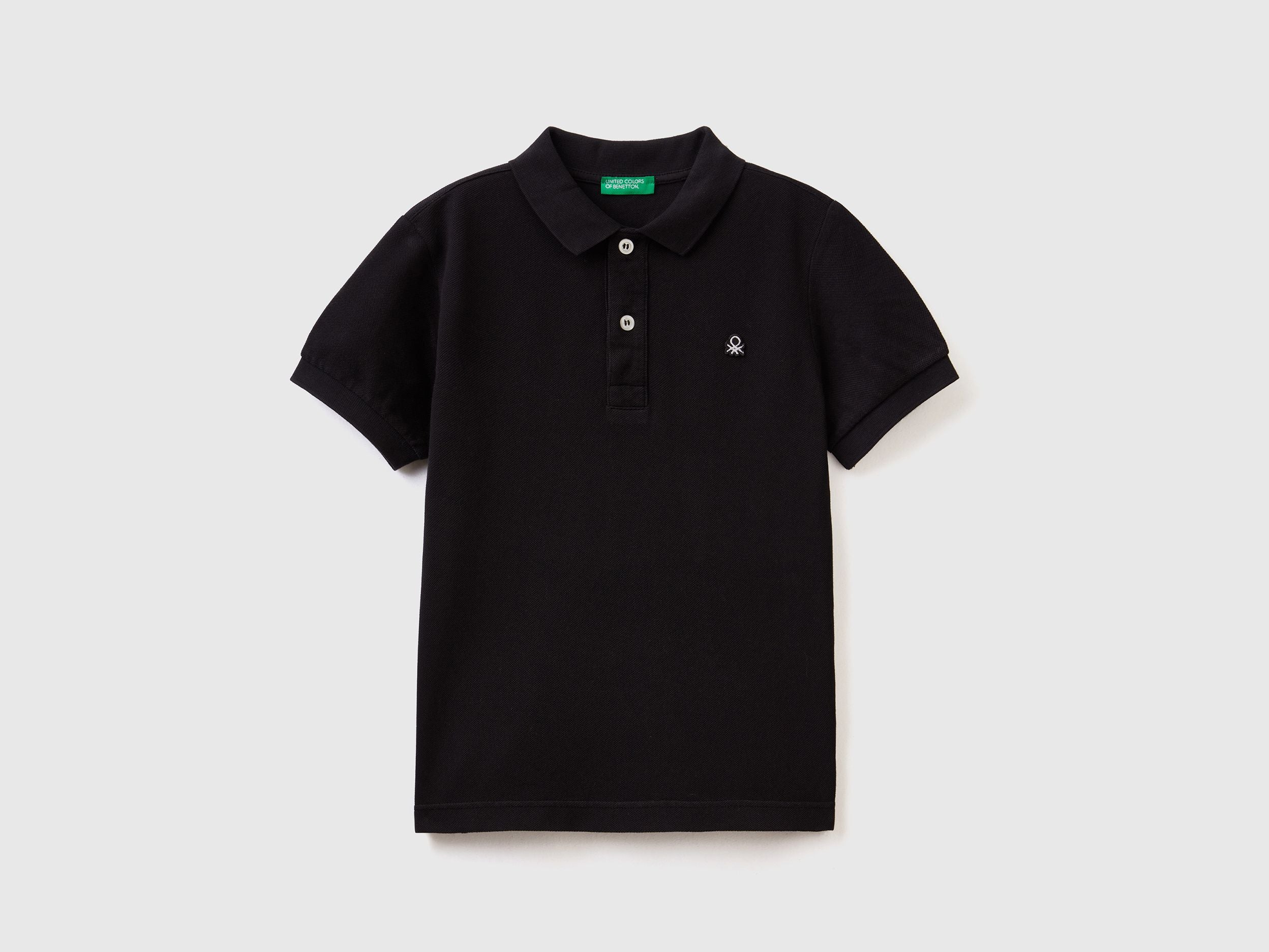Slim fit polo in 100% organic cotton