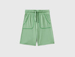 Bermudas in recycled fabric with pocket