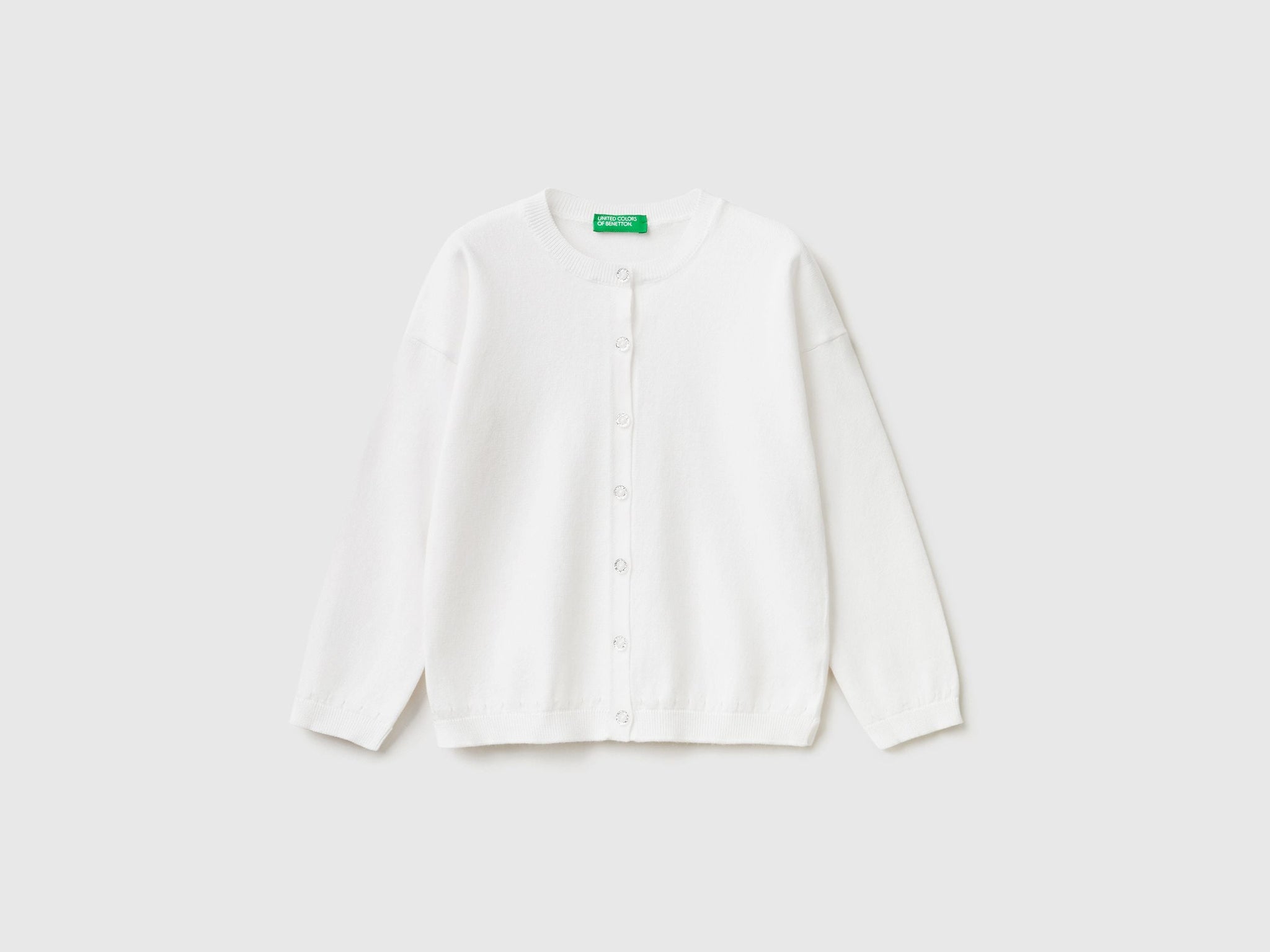 Cardigan with glittery buttons