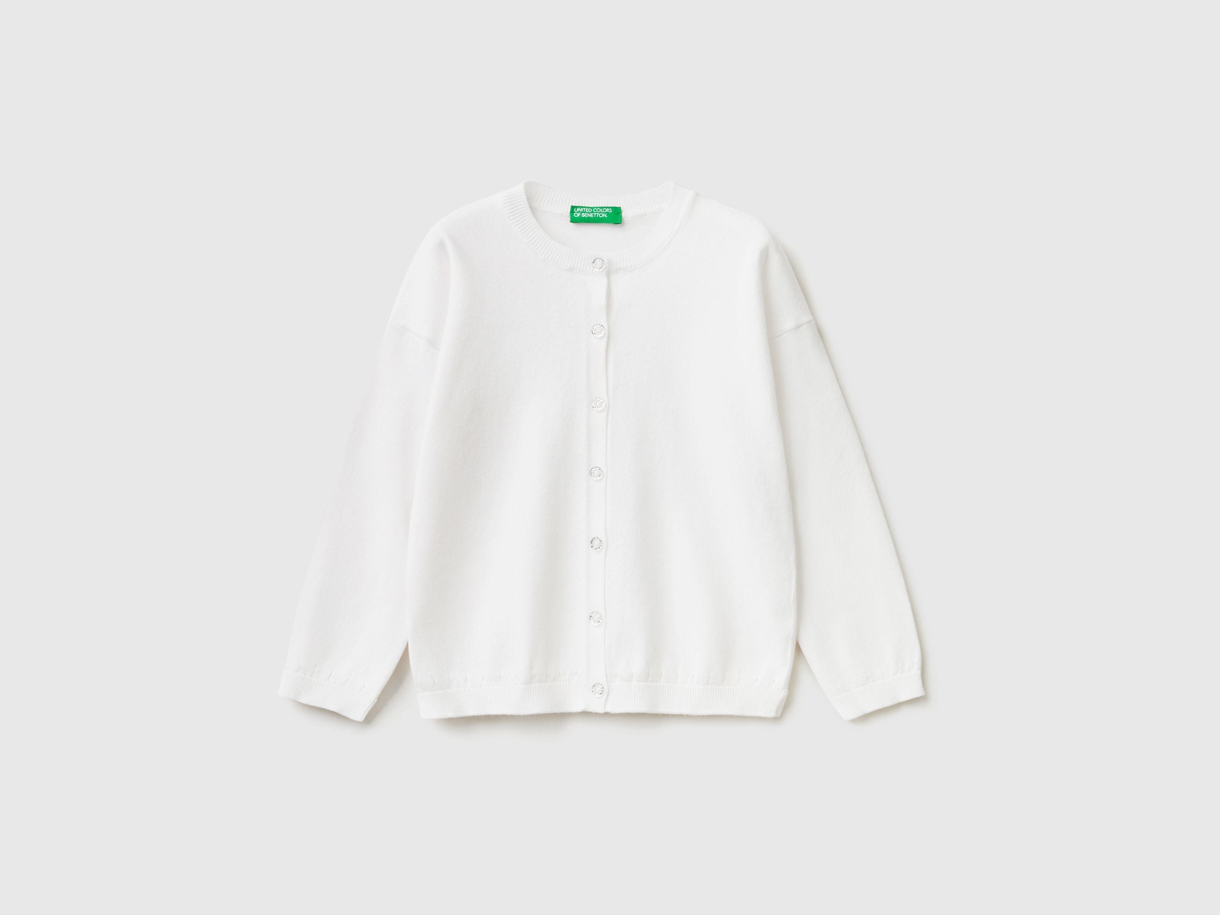 Cardigan with glittery buttons