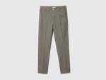 Slim fit cotton chinos