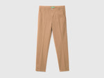 Slim fit cotton chinos