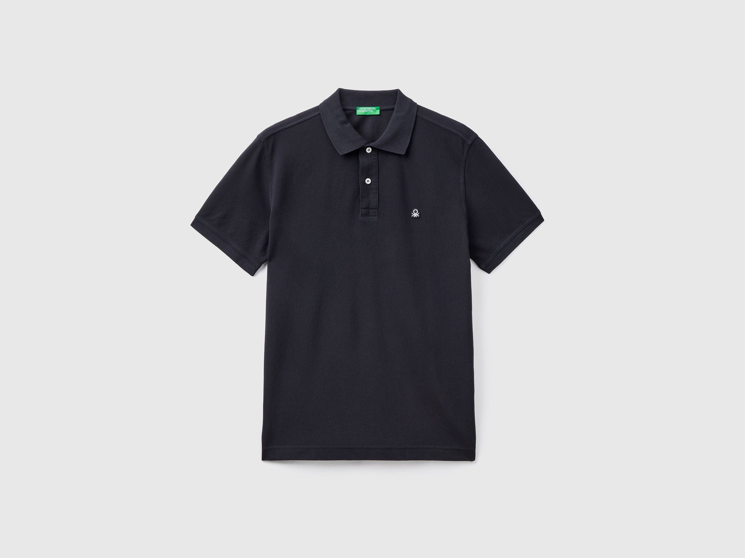 Short sleeve polo in 100% cotton