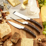 طقم جبن ليجنوارت كاسيوس بمقبض خشبي داكن CK-40A