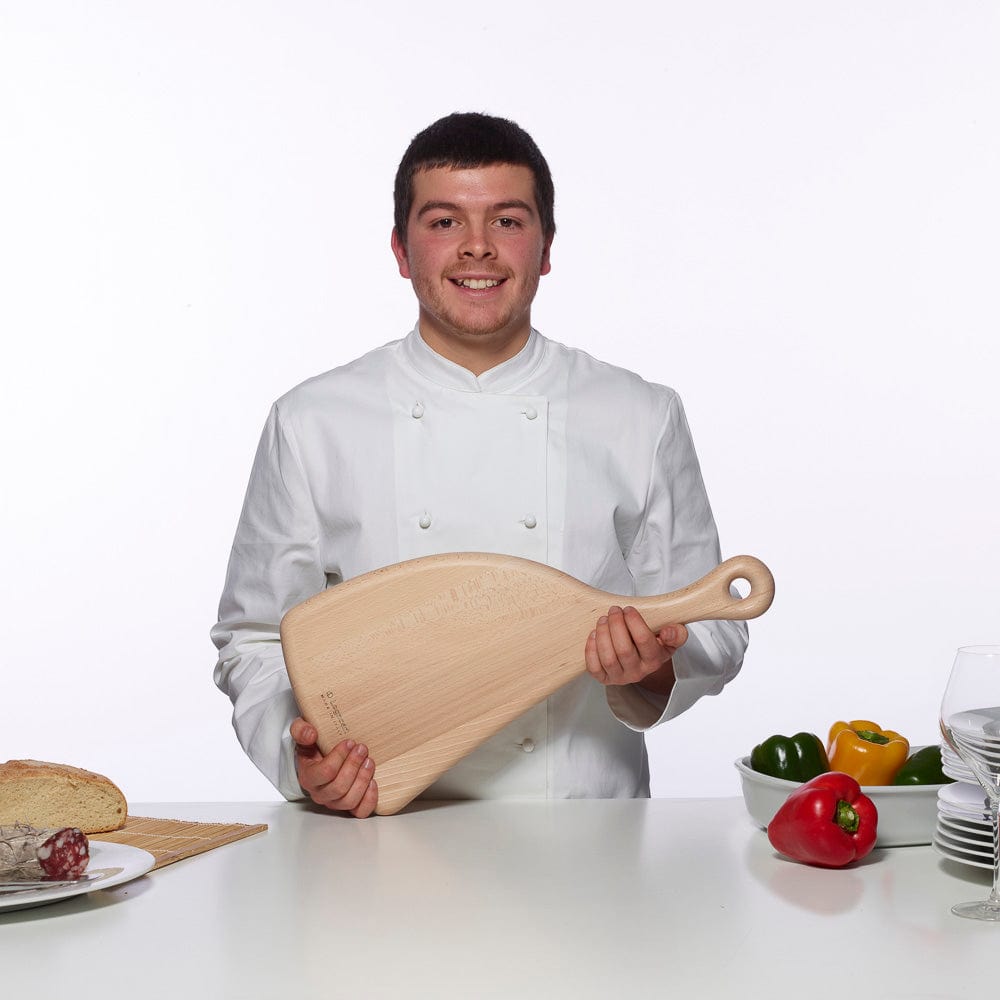 لوح تقطيع من خشب الزان الطبيعي من ليجنوارت بروسكيوتو، مقاس 500×230×32 سم، من قماش قطني إلى لوري