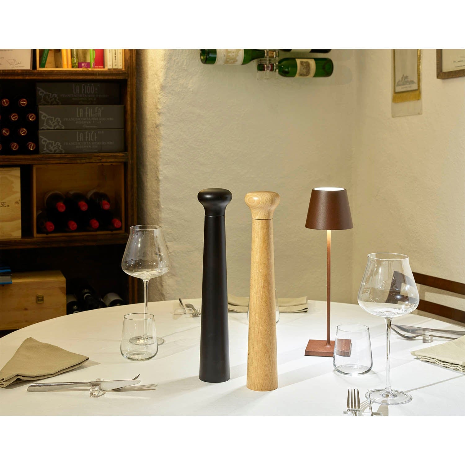 Legnoart Charapita Beech Wood Pepper/Salt Mill Ceramic Mechanisme Pd-Xl