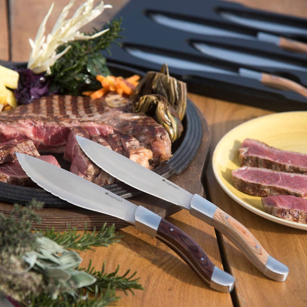 طقم سكاكين شريحة لحم أنجوس من ليجنوارت مع 4 قطع Sk-21