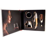 Legnoart Wine Plaza Wine Connoisseur Grand Set 4 Pcs Gs-101