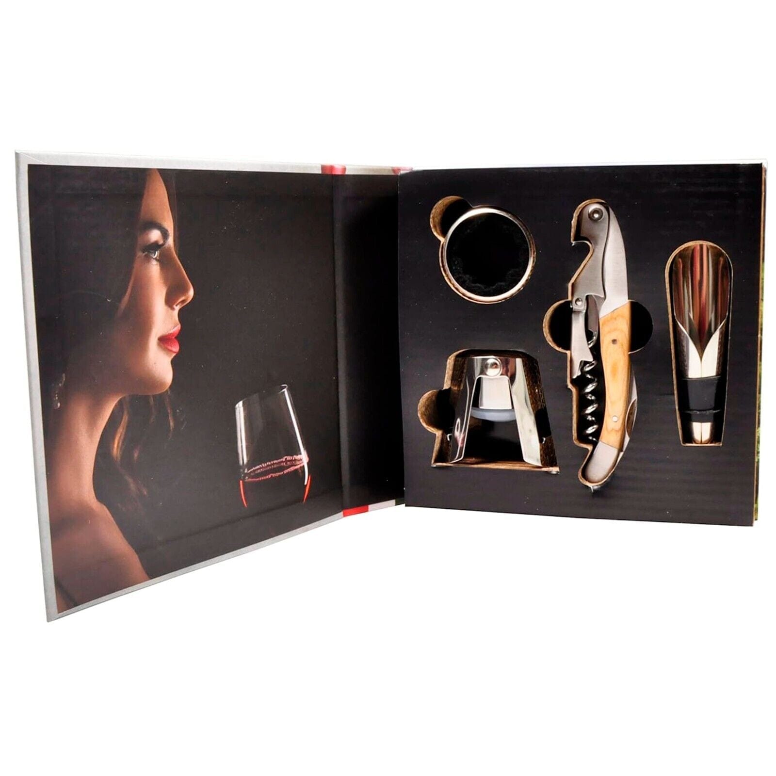 Legnoart Wine Plaza Wine Connoisseur Grand Set 4 Pcs Gs-101