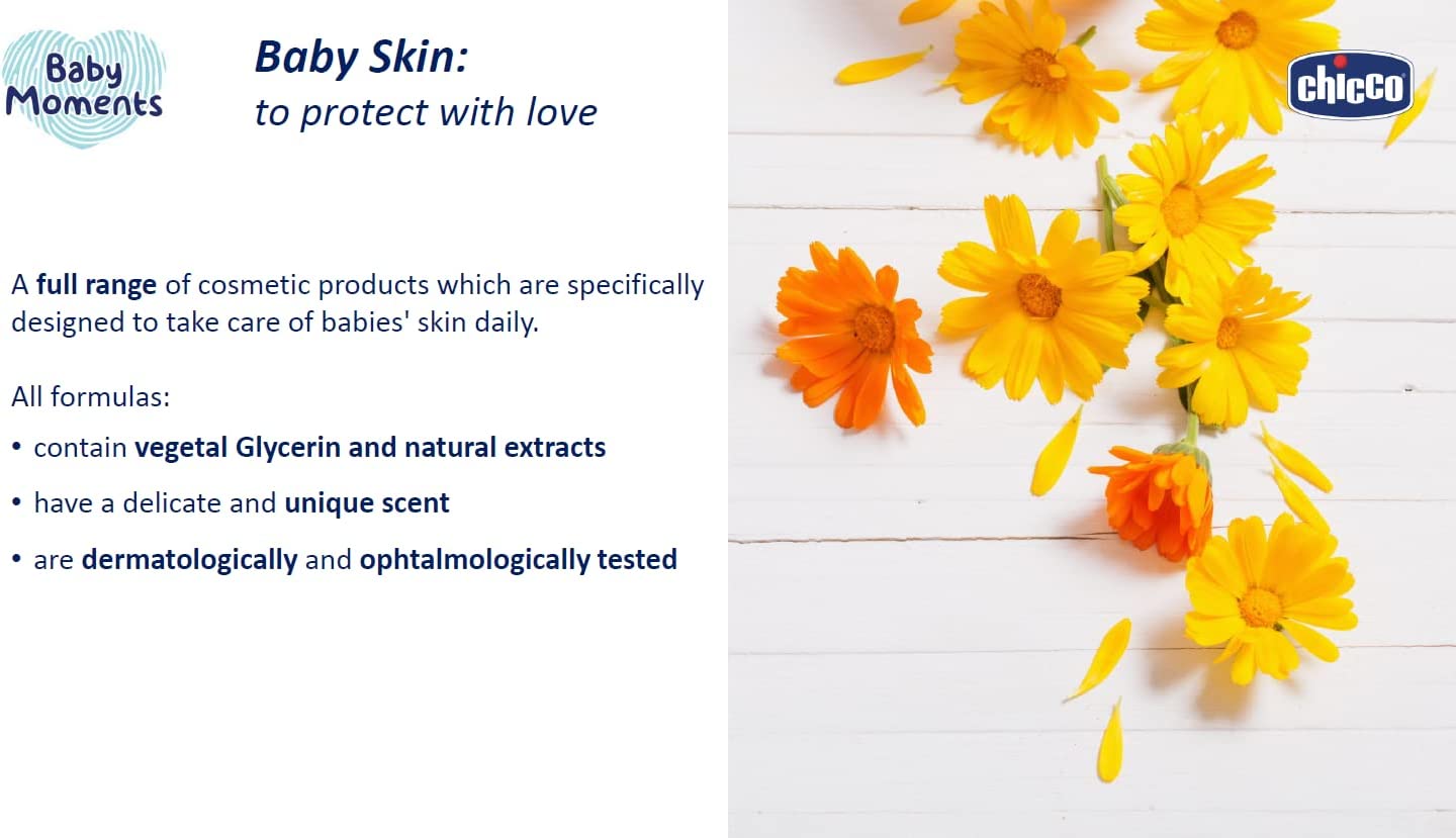 غسول الجسم والشامبو اللطيف بيبي مومنتس من شيكو - 200 مل