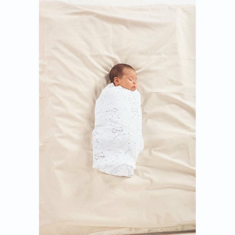 طقم قماطات مكون من قطعتين بتصميم دب وخروف رمادي