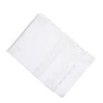 Paramount Poly Linen White Heavy Lace  Tablecloth