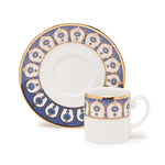 كوب قهوة إسبريسو مع صحن من دانكوتوا باندورا، 6 قطع