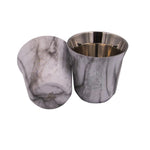 طقم أكواب روفاتي بولا الإمارات العربية المتحدة من الفولاذ المقاوم للصدأ، قطعتين - 85 مل