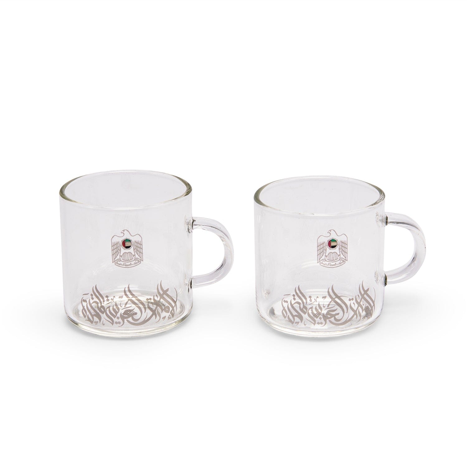 طقم أكواب روفاتي الإمارات العربية المتحدة ذو جدار واحد من قطعتين، سعة 80 مل