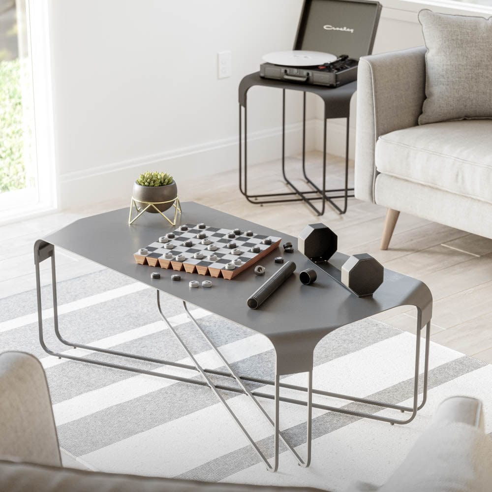 مجموعة شطرنج/داما أومبرا رولز باللون الأسود