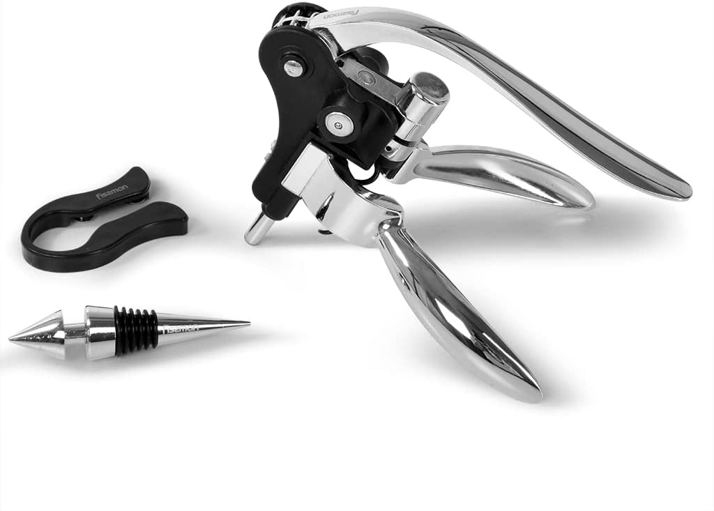Fissman Wine Accessories Set 3 Pcs. (Stainless Steel+ Zinc Alloy)