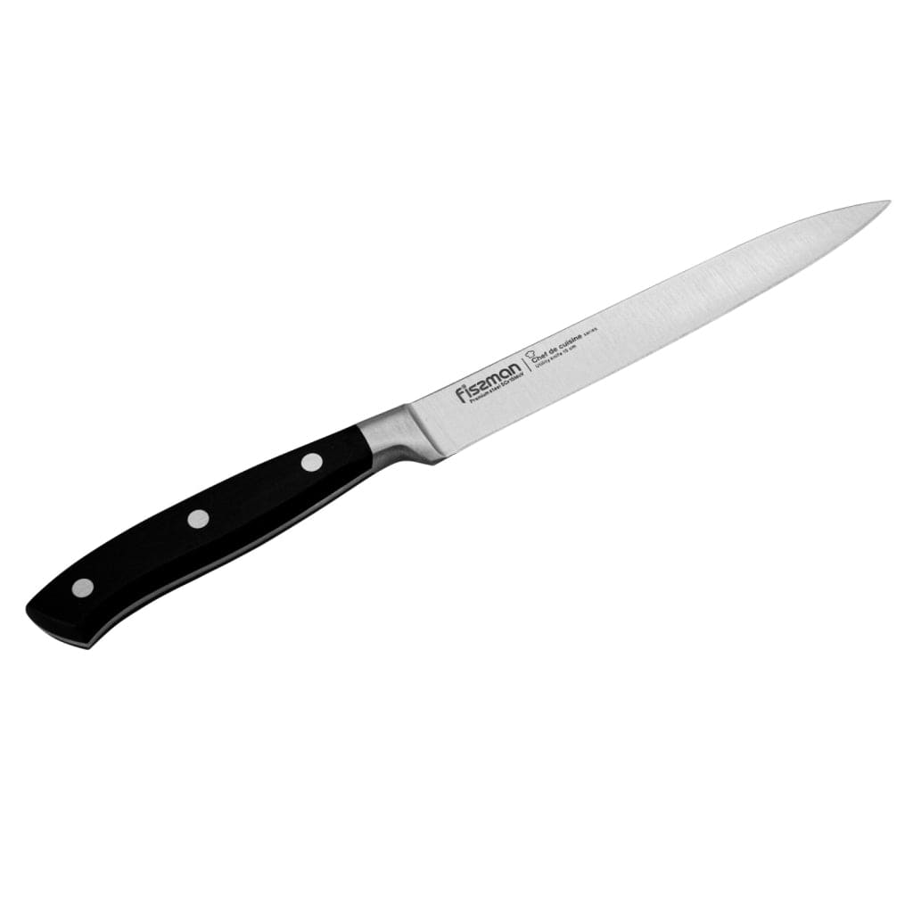 Fissman Utility Knife Chef De Cuisine Series Black 6inch