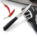 سكين تقشير فيسمان ساموراي موساشي، 4 بوصات، 10 سم (فولاذ دمشقي)