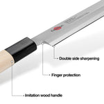 سكين ياناغيبا ساموراي هانزو من فيسمان، 9.5 بوصة، 24 سم (فولاذ AUS-8)