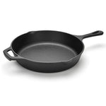 Fissman Frying Pan With Helper Handle Cast Iron Black 5.4 x 26cm