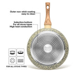 مقلاة فيسمان كريما نوفا مع قاعدة حثية، خضراء، 20×4.5 سم