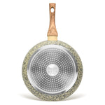 مقلاة فيسمان كريما نوفا مع قاعدة حثية، خضراء، 24×4.9 سم