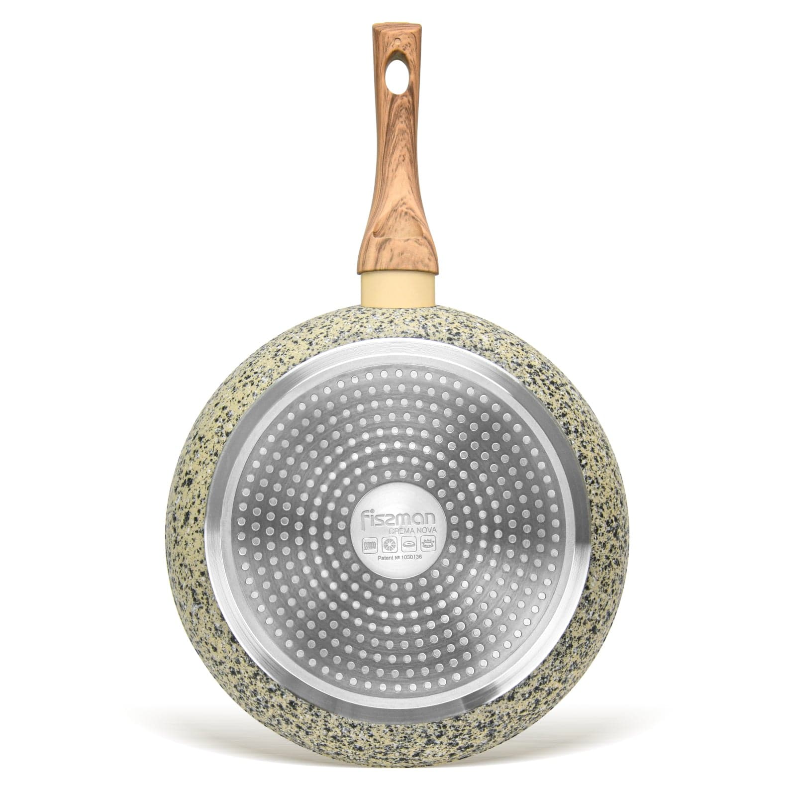 مقلاة فيسمان كريما نوفا مع قاعدة حثية، خضراء، 24×4.9 سم