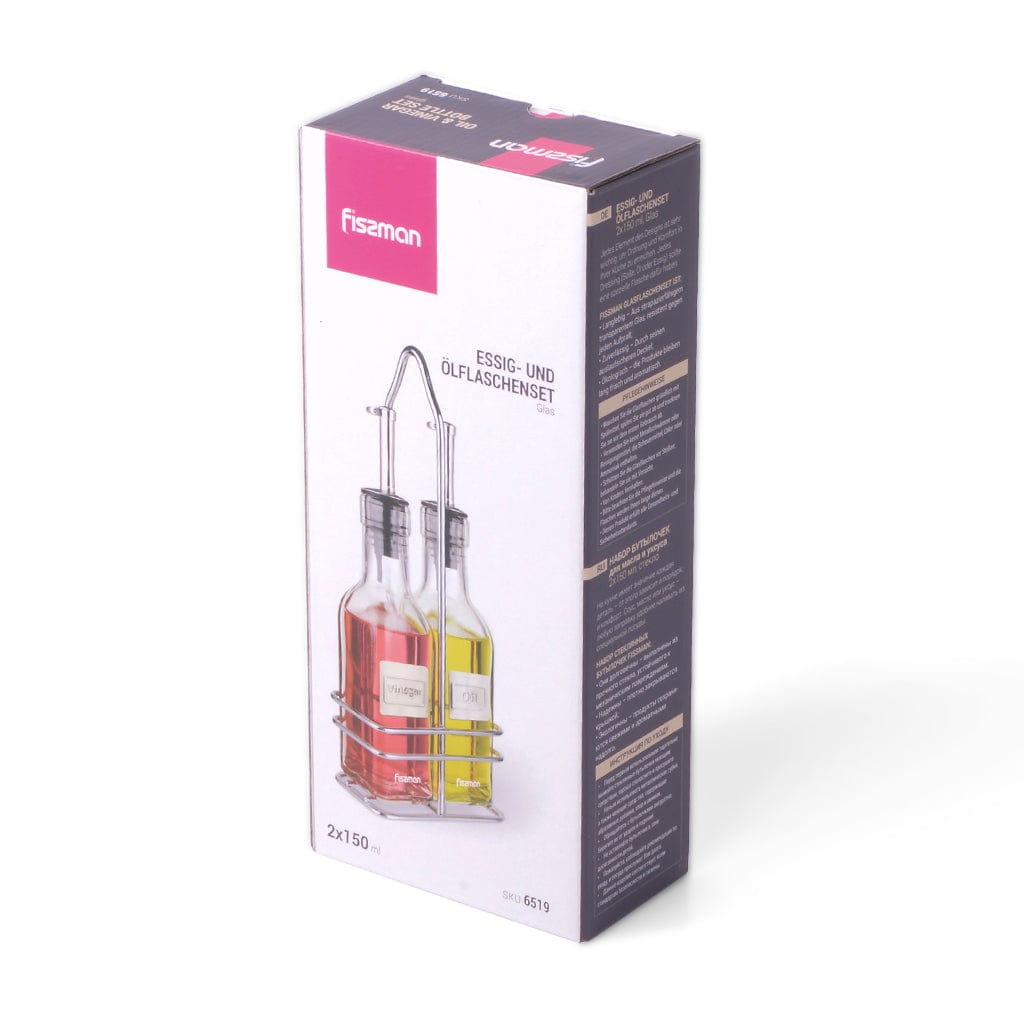 Fissman Oil&Vinegar Bottle Set 2x150ml (Glass)