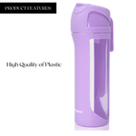 Fissman Water Bottle With Leakproof Purple 550ml