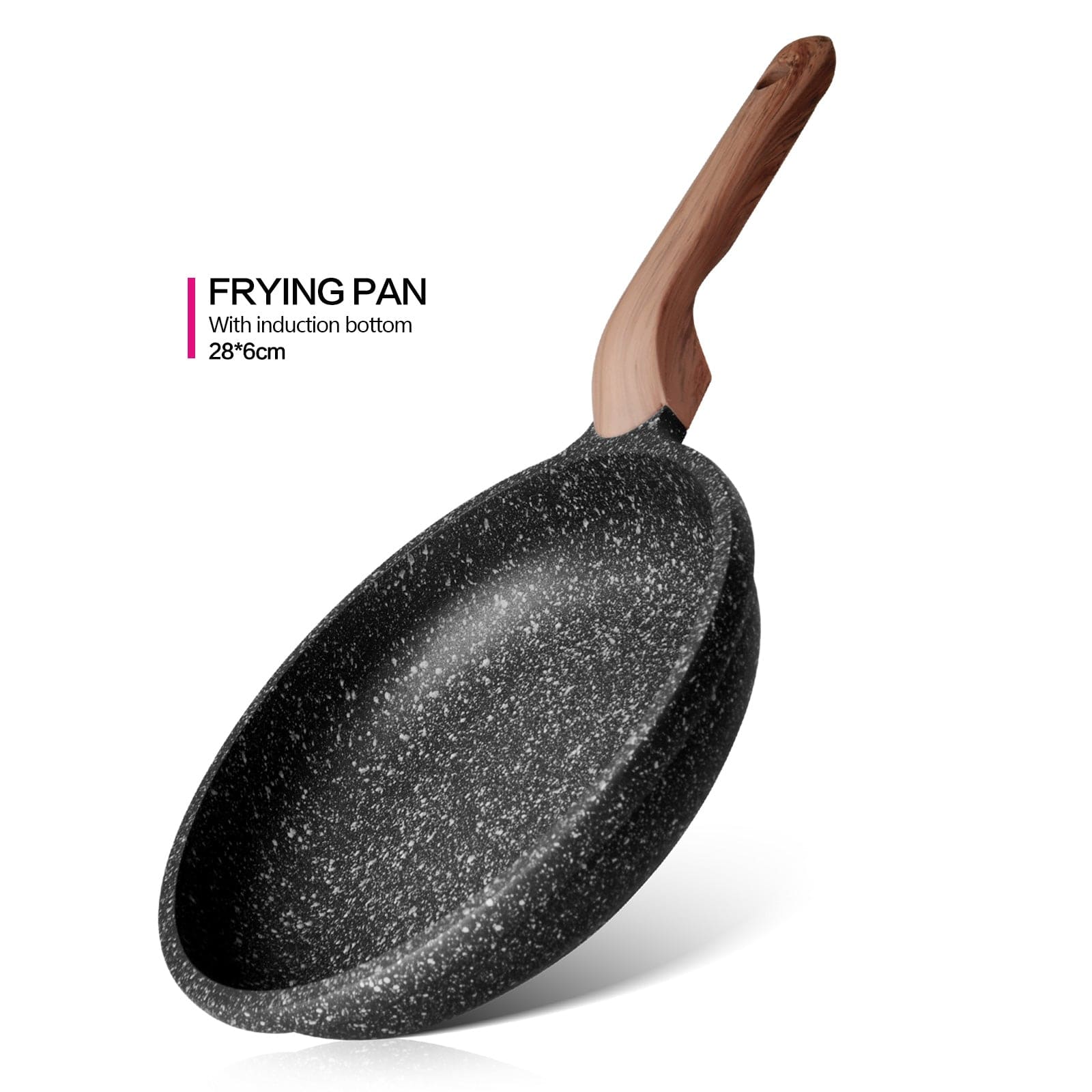 Fissman Frying Pan Space Stone  Aluminum With Non-Stick Coating 28cm