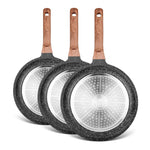 مقلاة فيسمان سبيس ستون ألومنيوم مع طلاء غير لاصق 28 سم