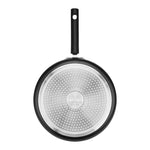 مقلاة فيسمان العميقة من سلسلة رينا، مصنوعة من الألومنيوم وطبقة غير لاصقة، مع قاعدة حثية، باللون الأسود، مقاس 26 سم