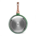 Fissman Deep Frying Pan Malachite 26x6.5cm With Induction Bottom (Aluminium With Non-Stick Coating)