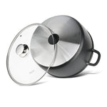 قدر فيسمان للطهي من الألومنيوم مع طلاء غير لاصق GRETA 28x12.5 سم/6.5 لتر مع غطاء زجاجي