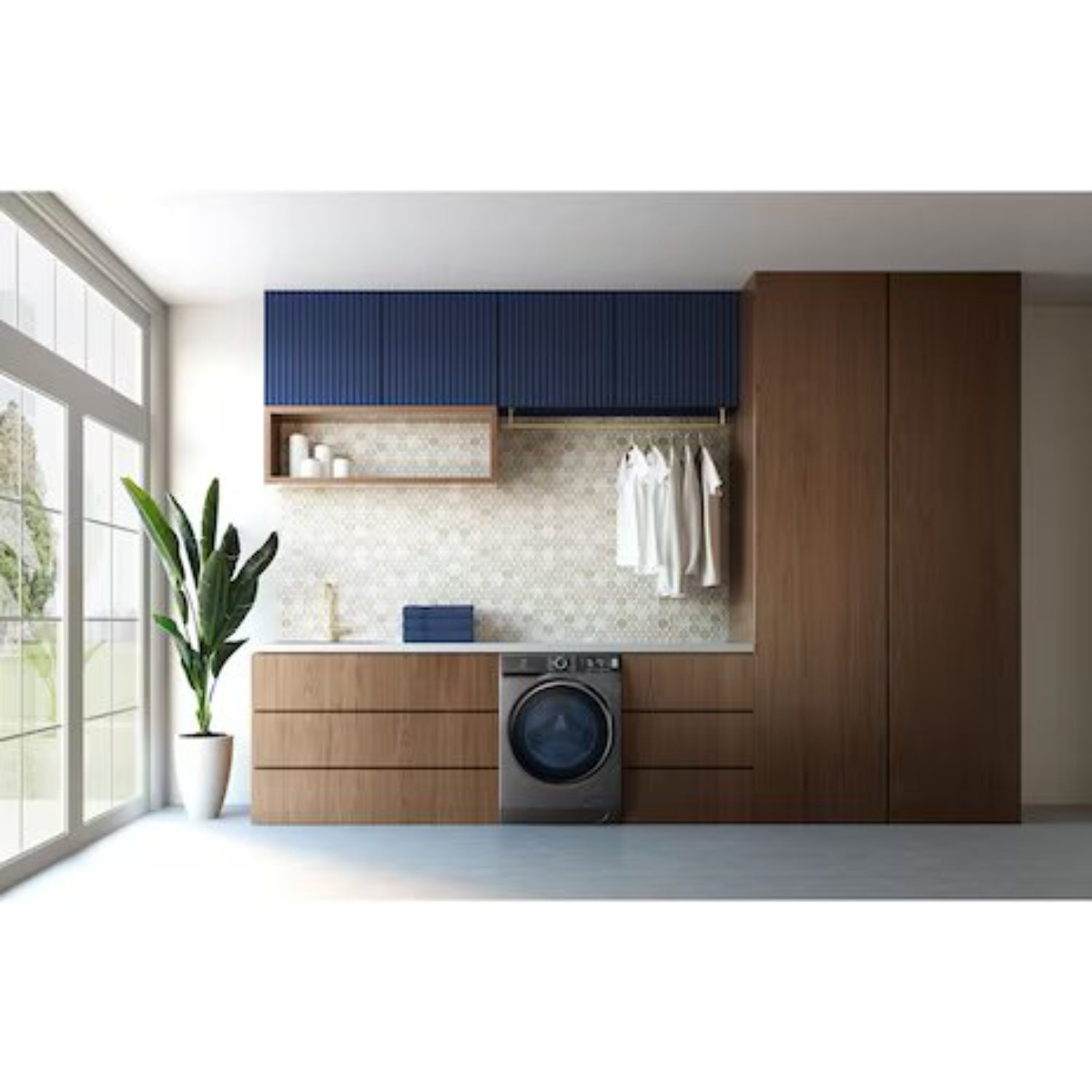 غسالة ملابس إلكترولوكس ذات التحميل الأمامي سعة 10 كجم