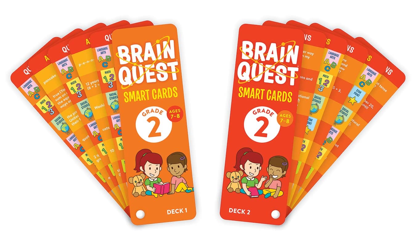 بطاقات ذكية من Brain Quest للصف الثاني - النسخة الخامسة المنقحة