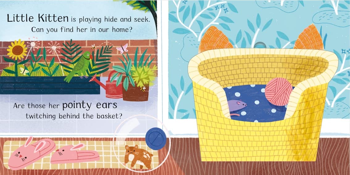 أين القطة الصغيرة؟ : كتاب الرفع ذو الغطاء القابل للفتح مع نهاية منبثقة!