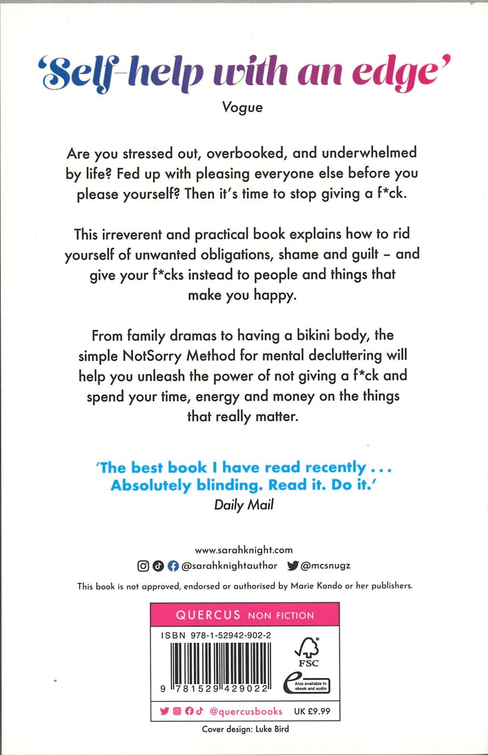 سحر تغيير الحياة من خلال عدم الاكتراث: الكتاب الأكثر مبيعًا والذي يتحدث عنه الجميع